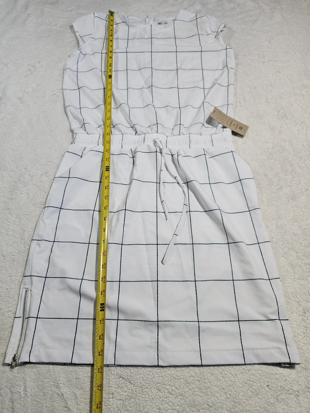 Albion Fit “Going Places” Windowpane Dress.